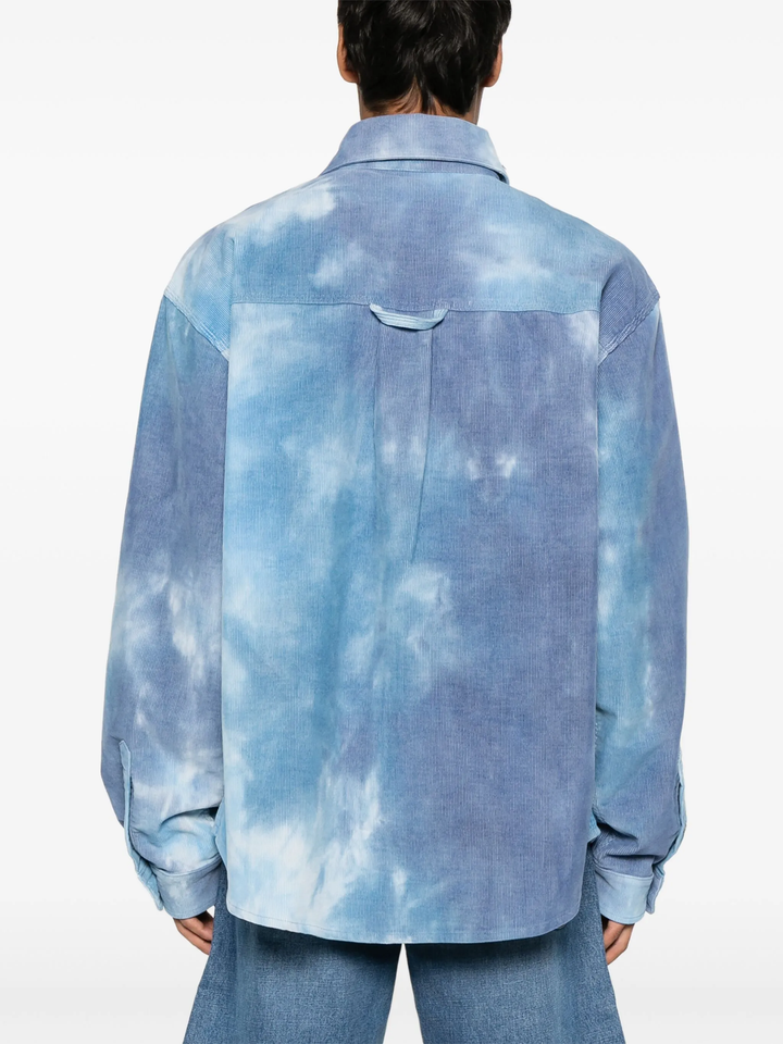 Unisex Tie-Dye Corduroy Overshirt