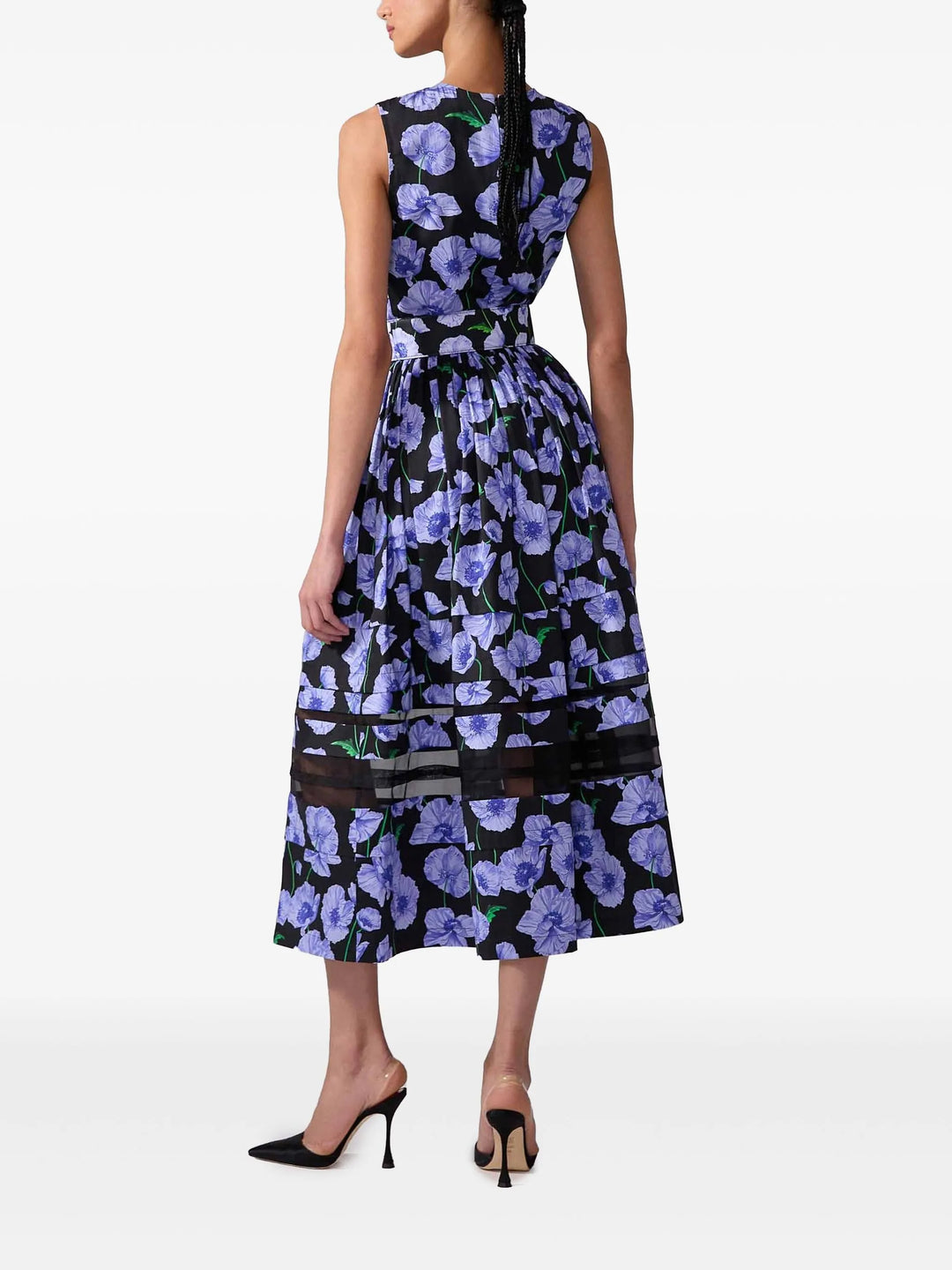 Sleeveless Cotton Midi Dress