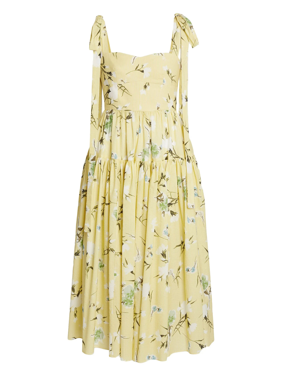 Strappy Fit And Flare Midi Dress