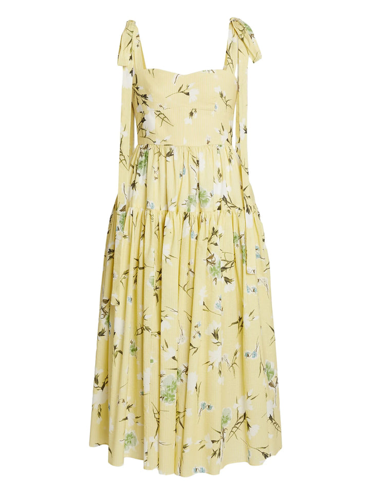 Strappy Fit And Flare Midi Dress