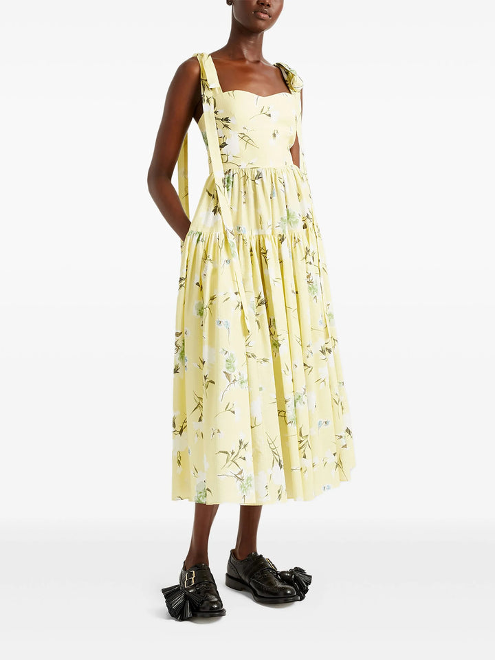 Strappy Fit And Flare Midi Dress