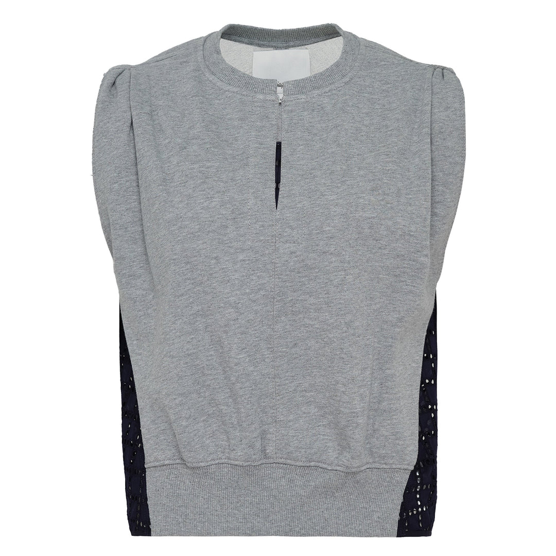 Slvls French Terry Top W Brode