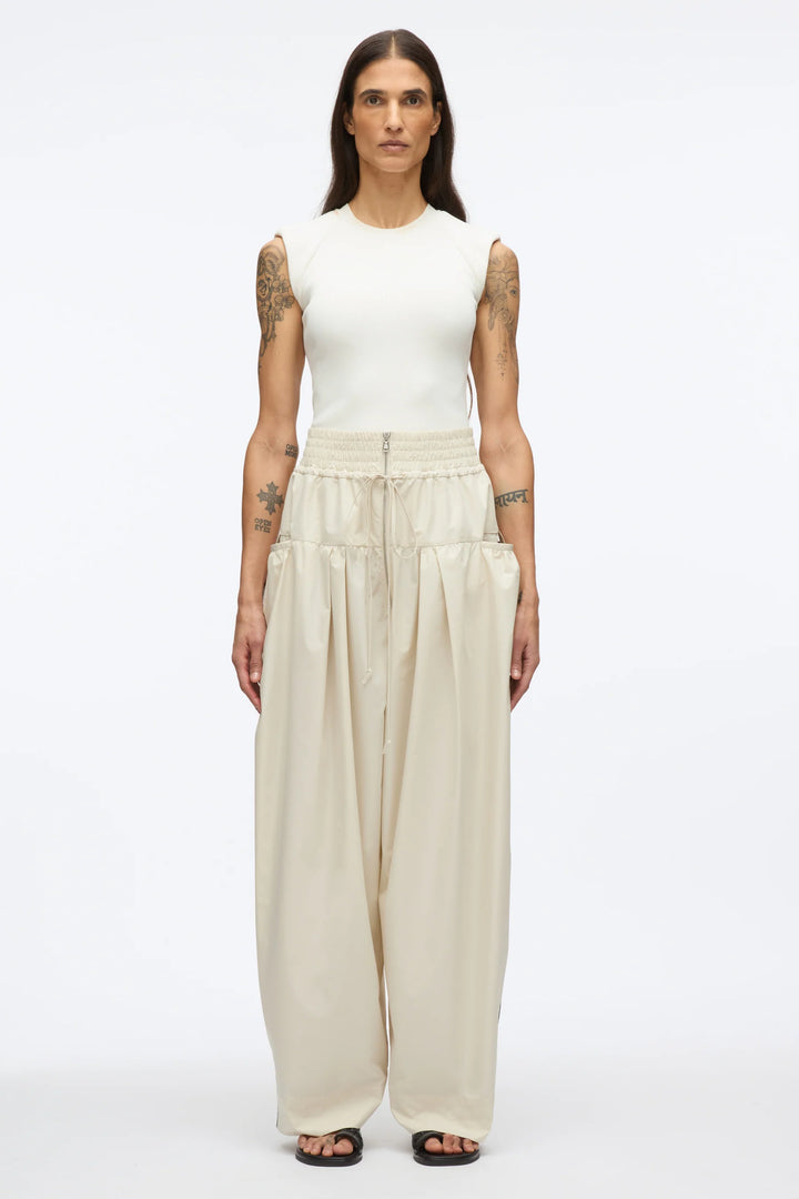 Wide Leg Pant With Zipper