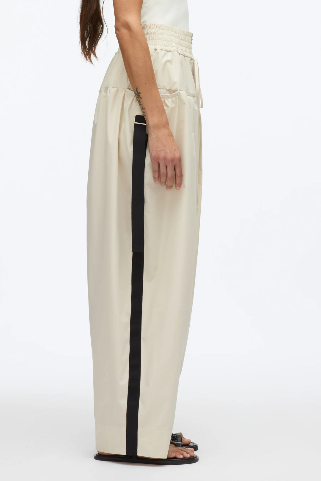 Wide Leg Pant With Zipper