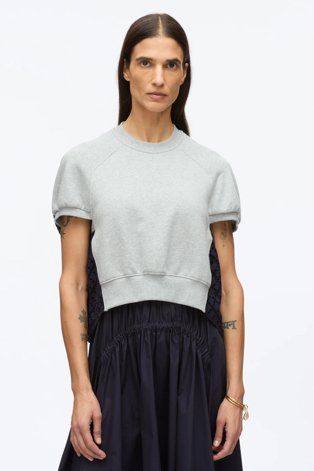 French Terry Combo Dress