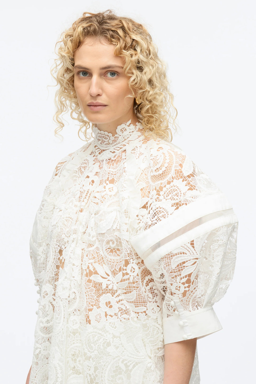 Corded Embroidered Lace Dress