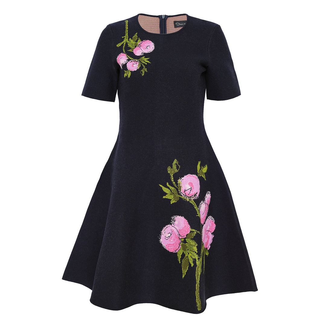 English Rose Jacquard Dress