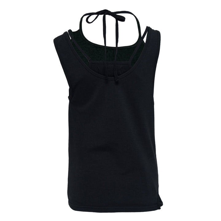 Multiway Layered Sleeveless Black