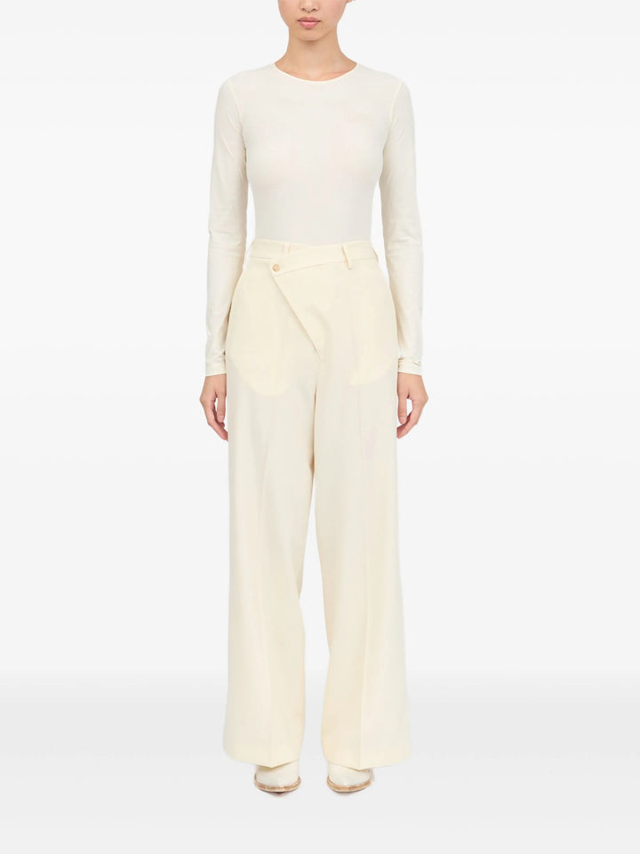 Light Wool Blend Pants