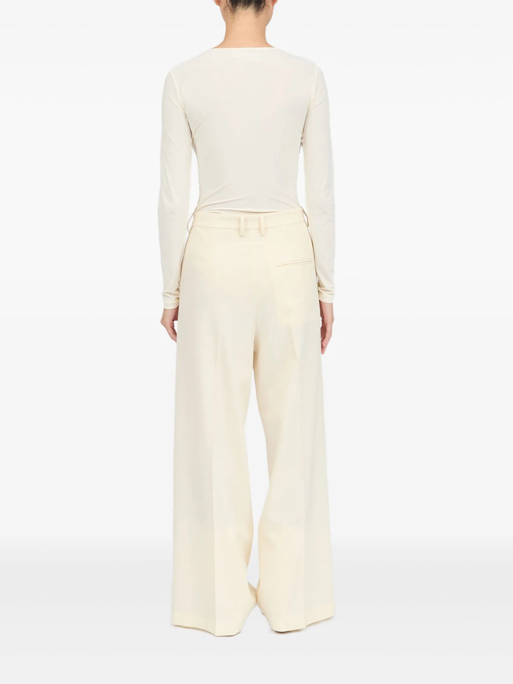 Light Wool Blend Pants