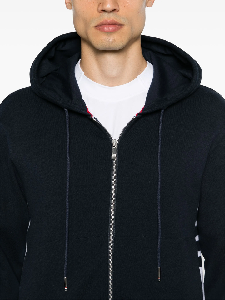 Classic 4-Bar Jersey Zip Hoodie