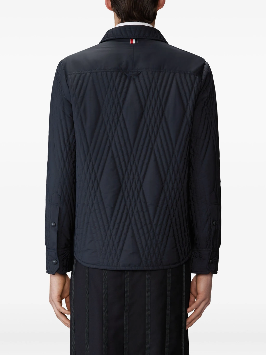 Poly Twill Quilted Oversize Shirt