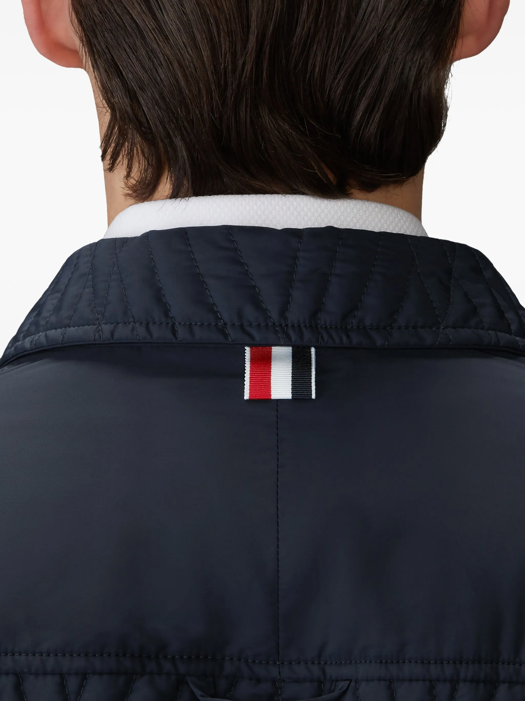 Poly Twill Quilted Oversize Shirt