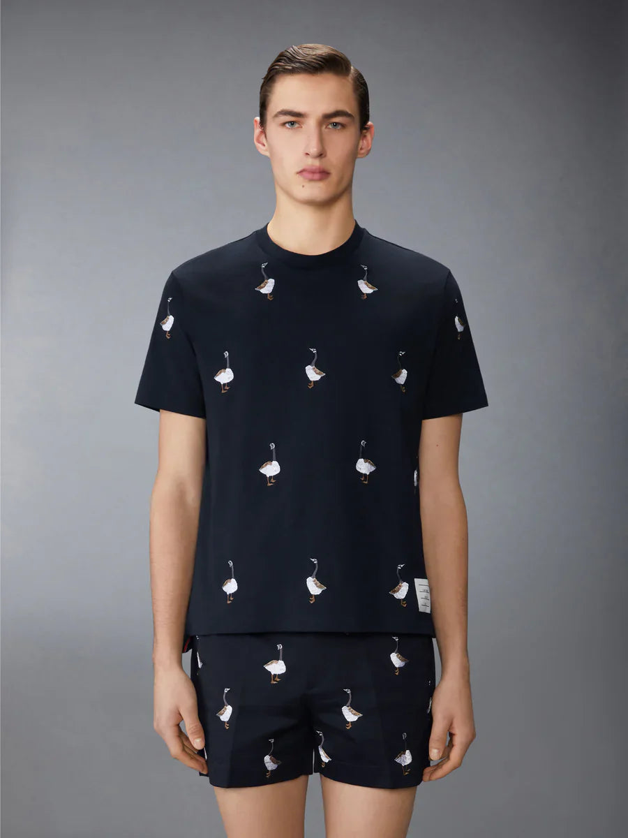Geese Print Jersey Tee