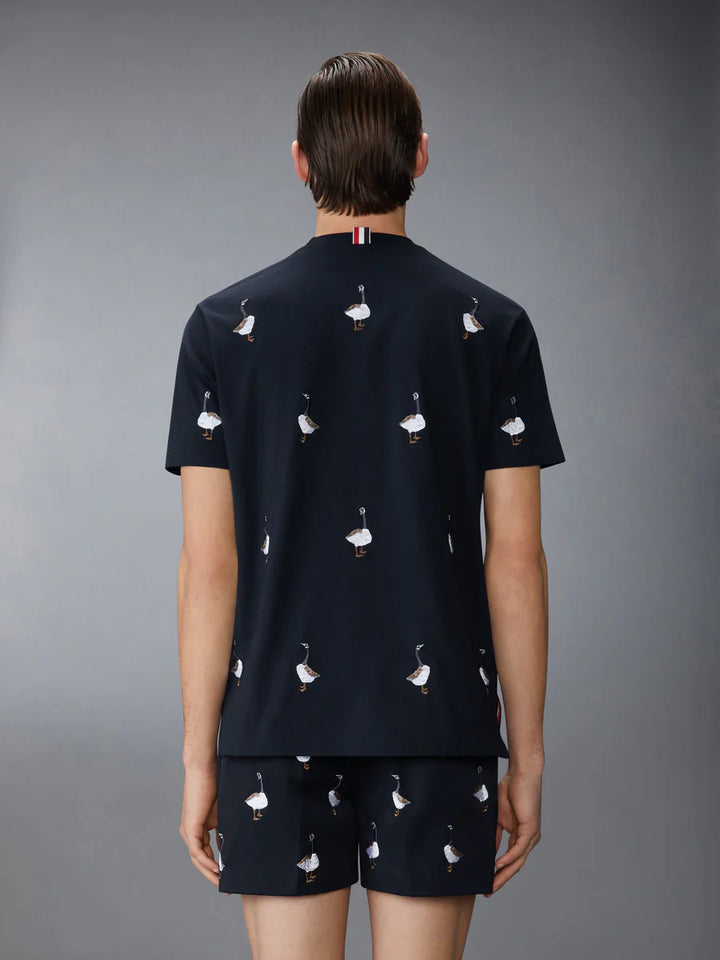Geese Print Jersey Tee