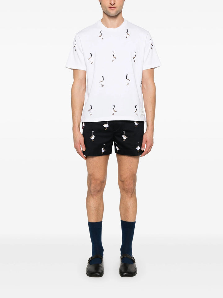 Short Sleeve Tee Geese Print