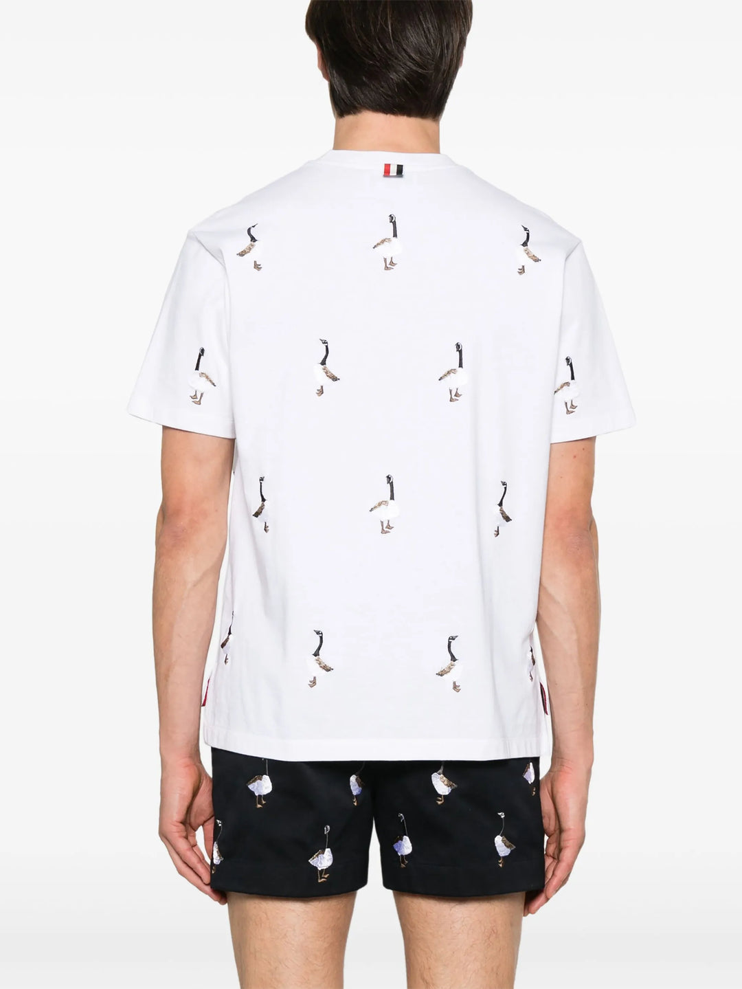 Short Sleeve Tee Geese Print