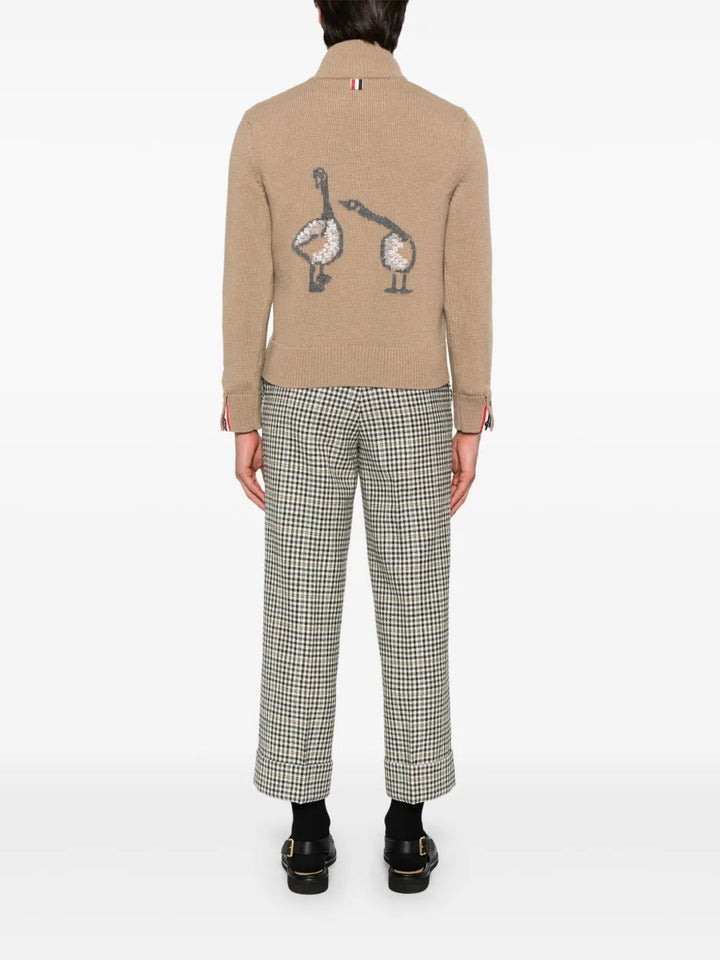 Merino Wool Mock Neck Pullover