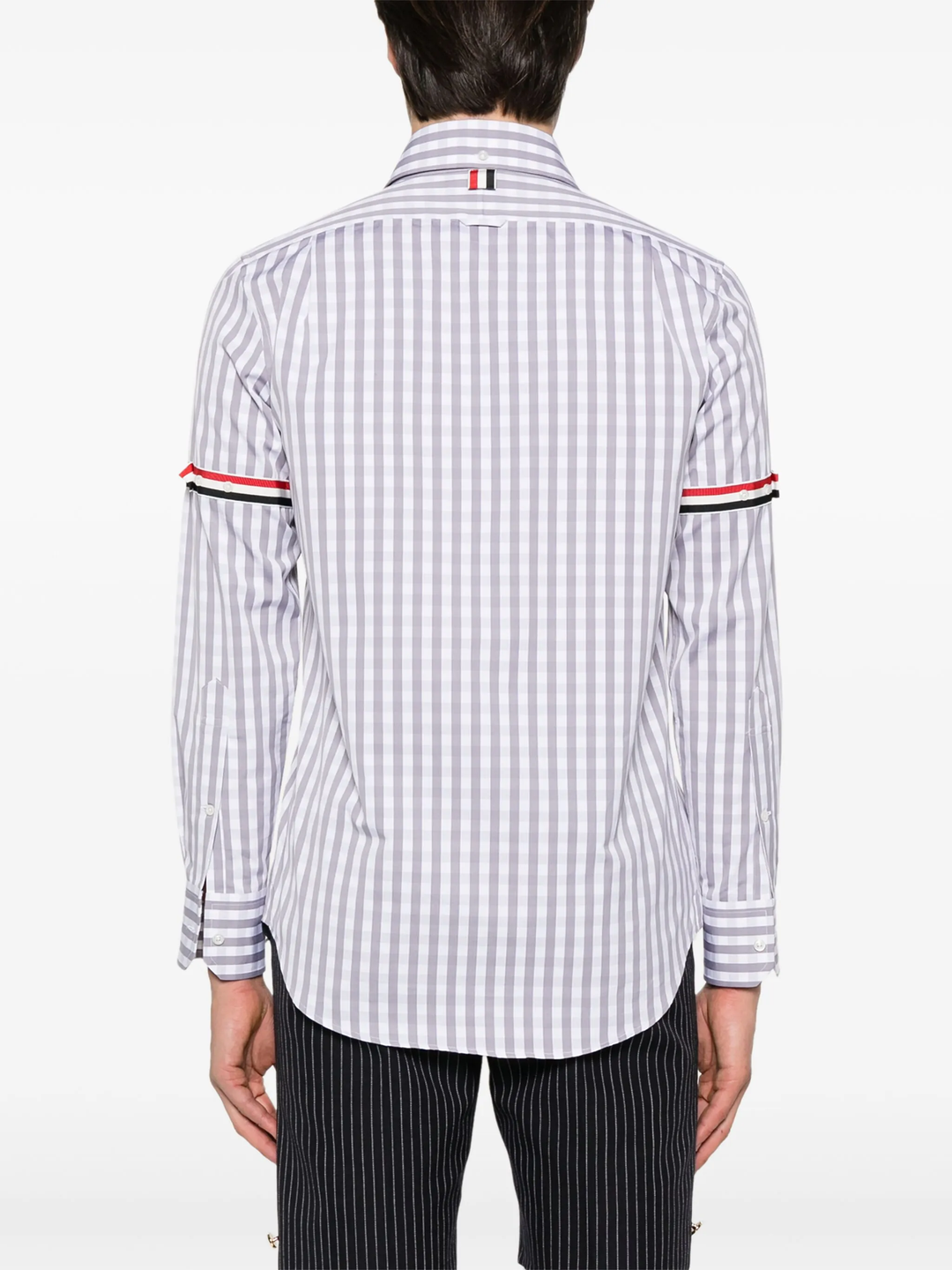 Gingham Check Poplin Armband Shirt