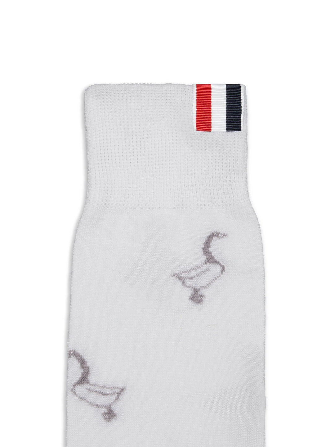 Funmix Geese Jacquard Mid Calf Socks Men
