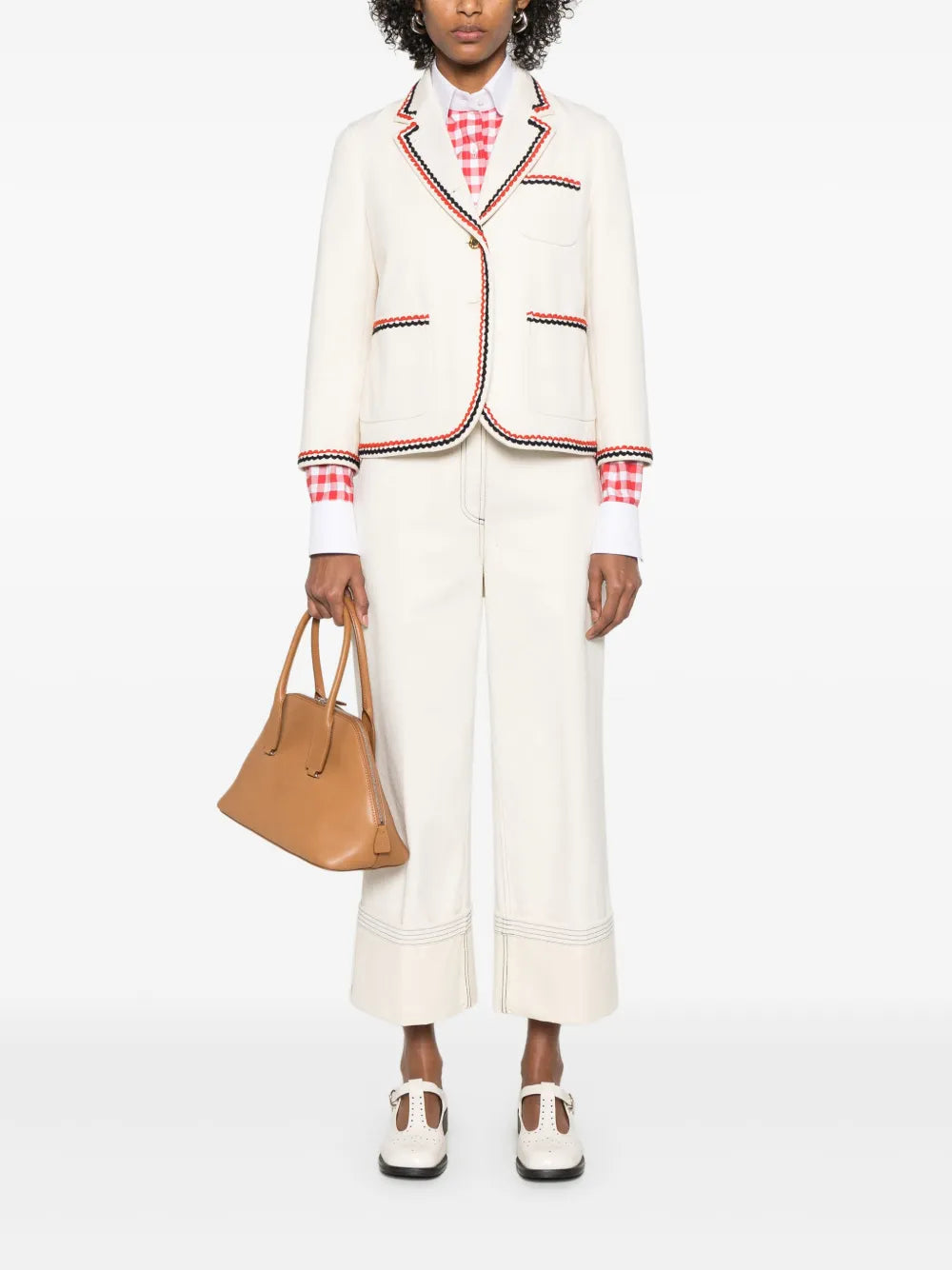 Selvedge Denim Cropped Sack Sportcoat
