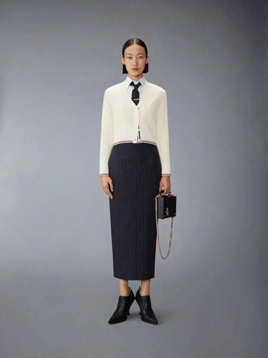 Merino Wool V Neck Cardigan