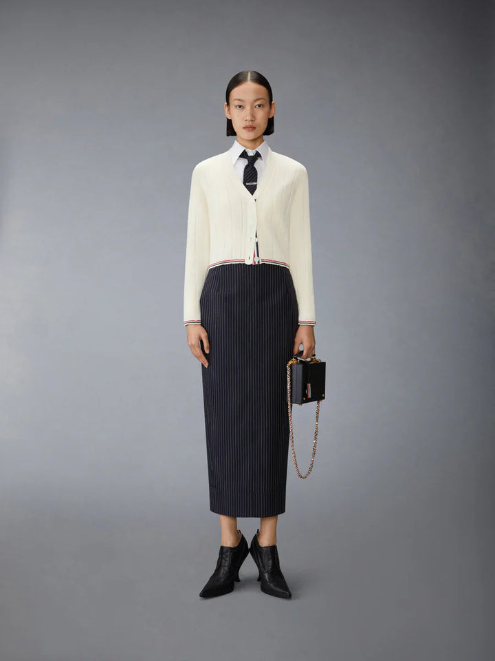 Merino Wool V Neck Cardigan