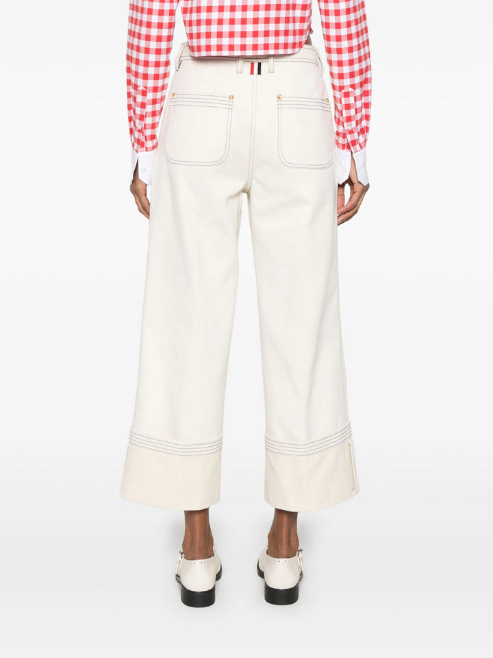 Selvedge Denim Wide Leg Trouser