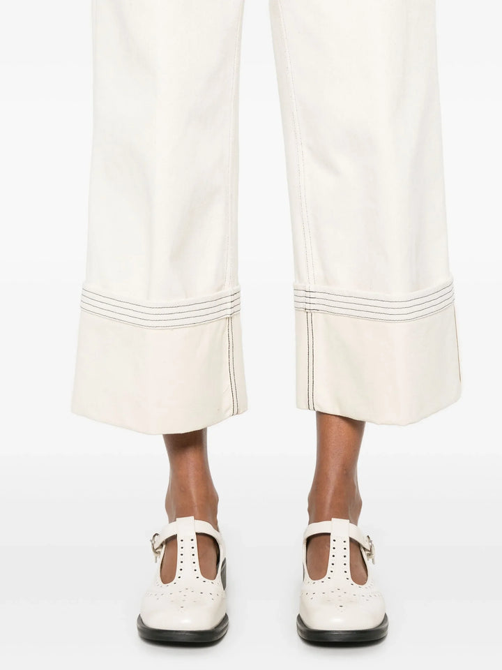 Selvedge Denim Wide Leg Trouser