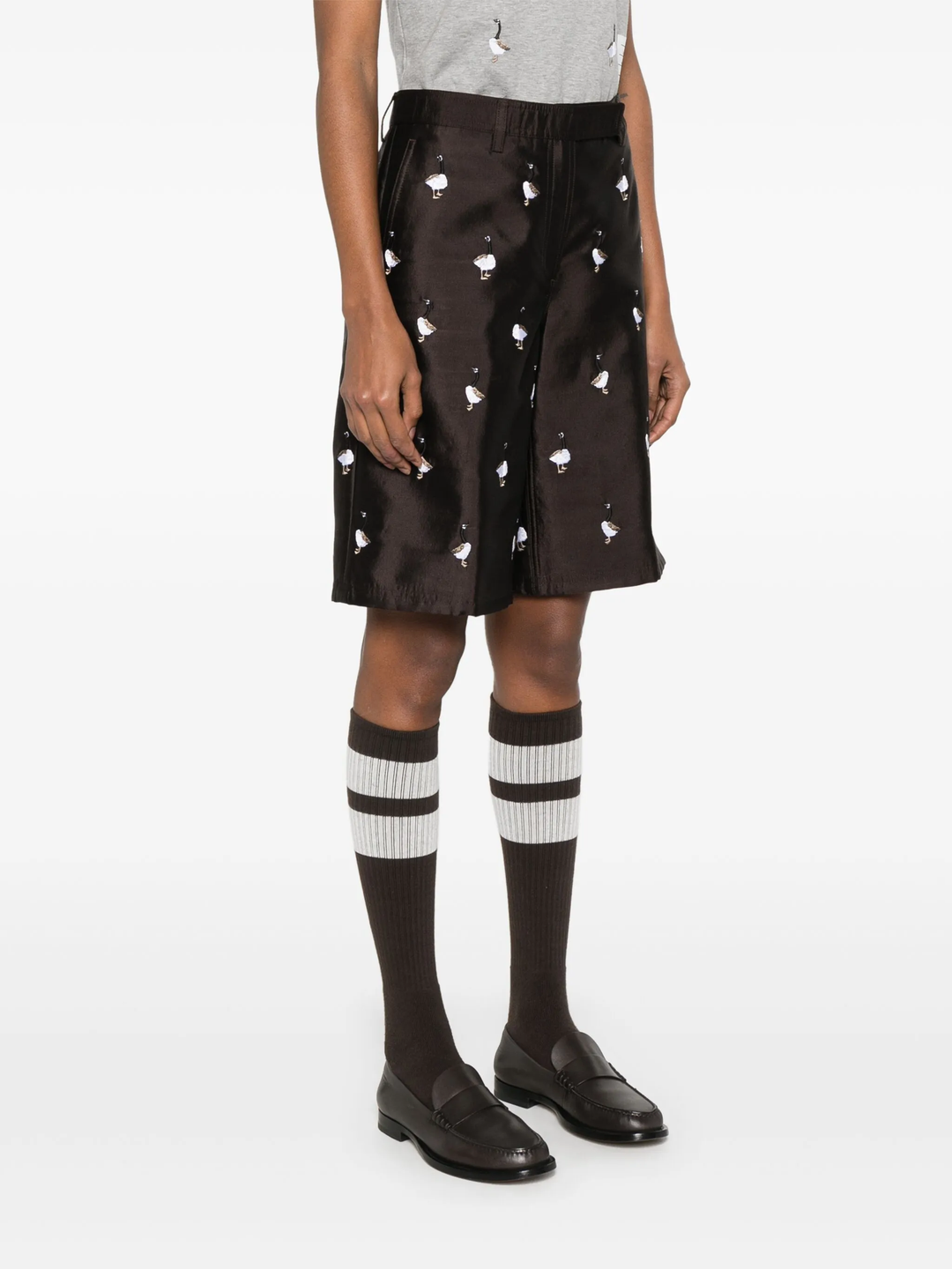 Wide Leg Beltloop Shorts