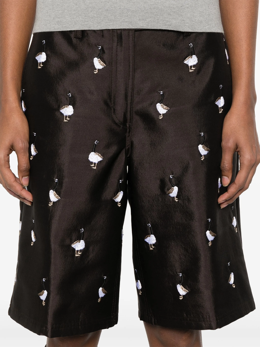 Wide Leg Beltloop Shorts
