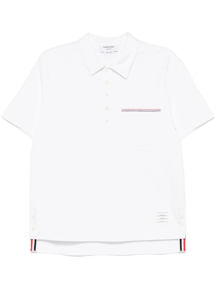 Oversized Short Sleeve Polo Men