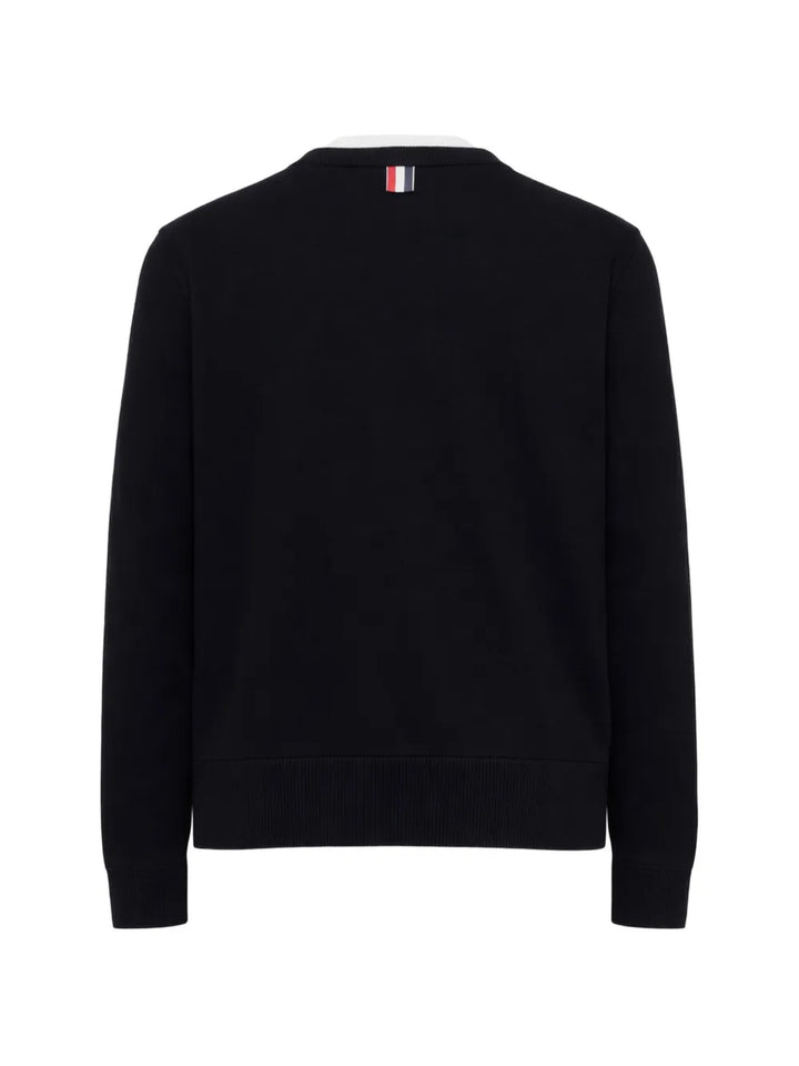 Double Face Crew Neck Pullover