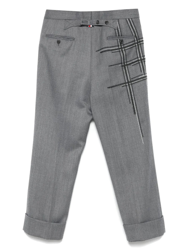 Low Rise Wool School Uniform Trouser