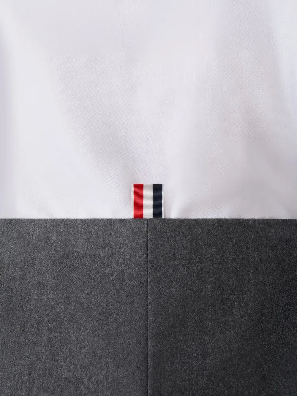 Solid Wool Flannel Pencil Skirt