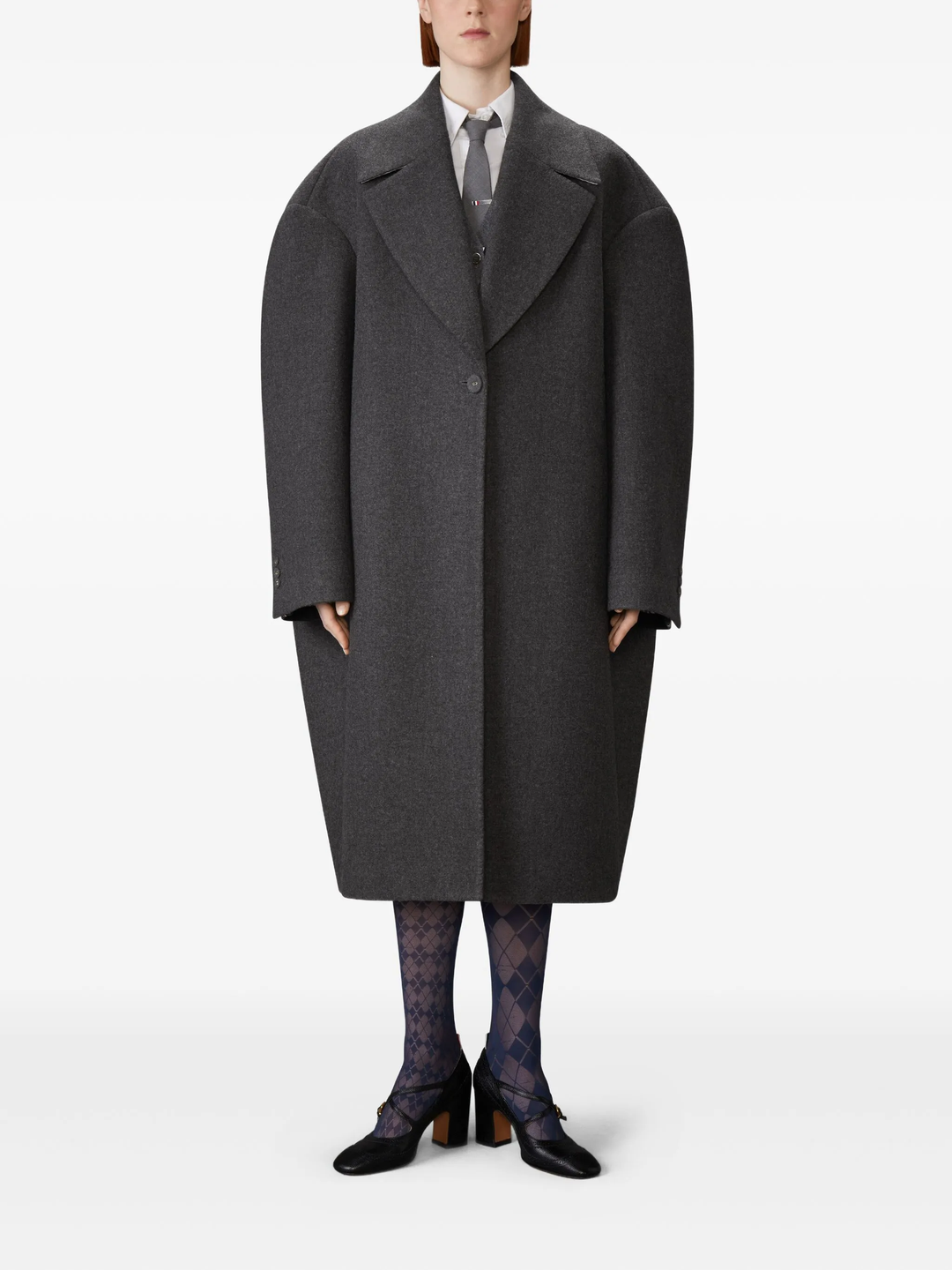 Melton Cocoon Coat