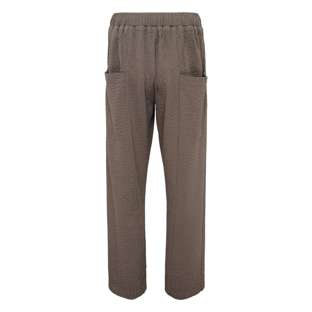 Embroidered Linestitch Trousers