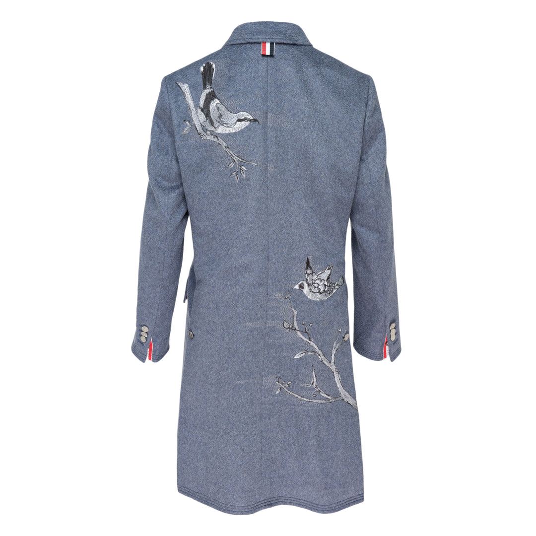 Fit 3 Embroidered Chesterfield Coat