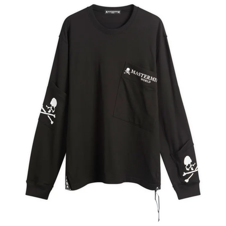 Regular Fit Multi Pocket Long Sleeve Tee