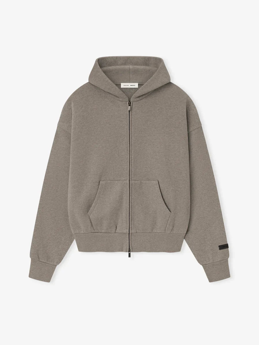 Classic Fit Fleece Zip-Up Hoodie
