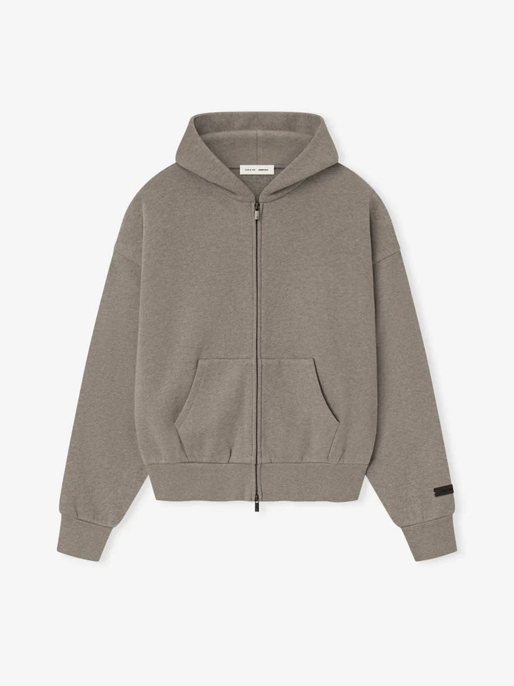 Classic Fit Fleece Zip-Up Hoodie