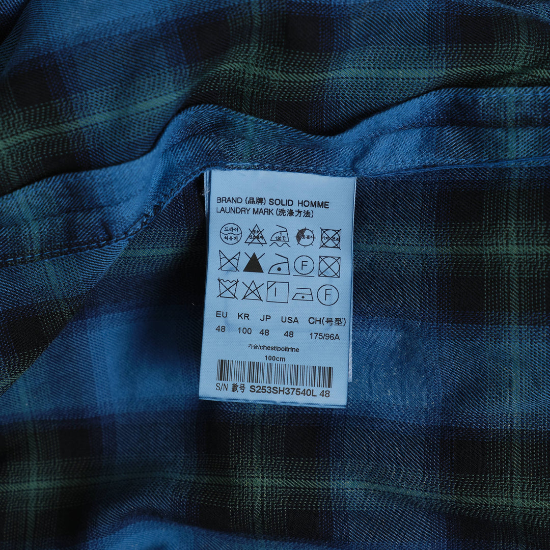 Bleached Check Shirt