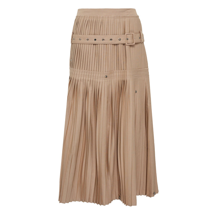 Pleated Overturn Skirt