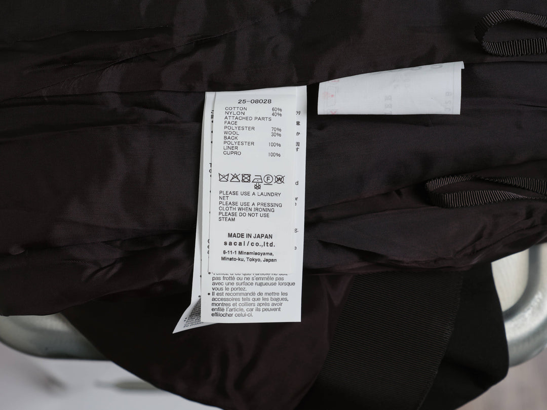 Suiting Bonding x Grosgrain Skirt