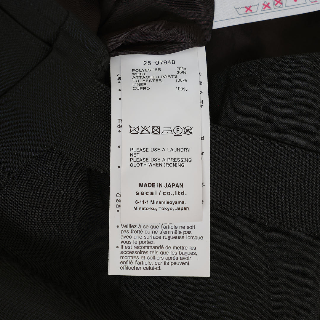 Suiting Mix Midi Skirt