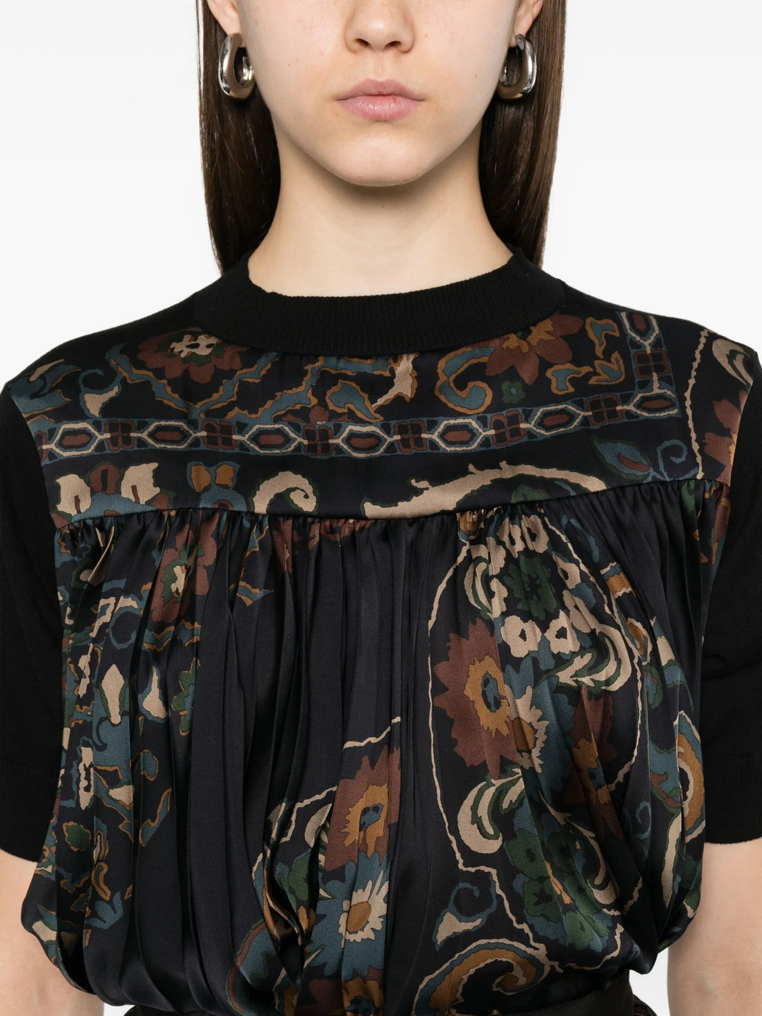 Floral Print Pullover