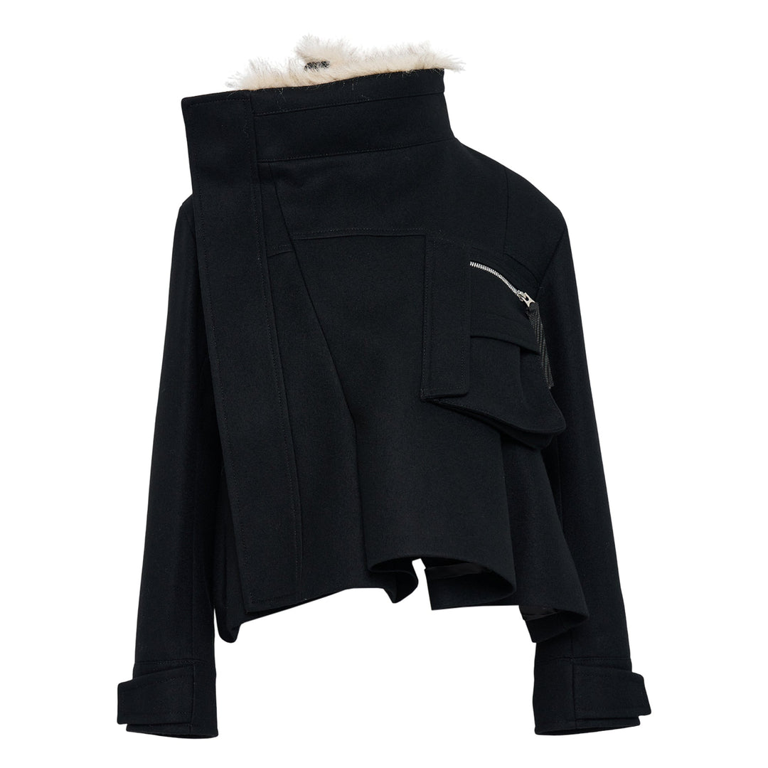 Wool Melton Blouson