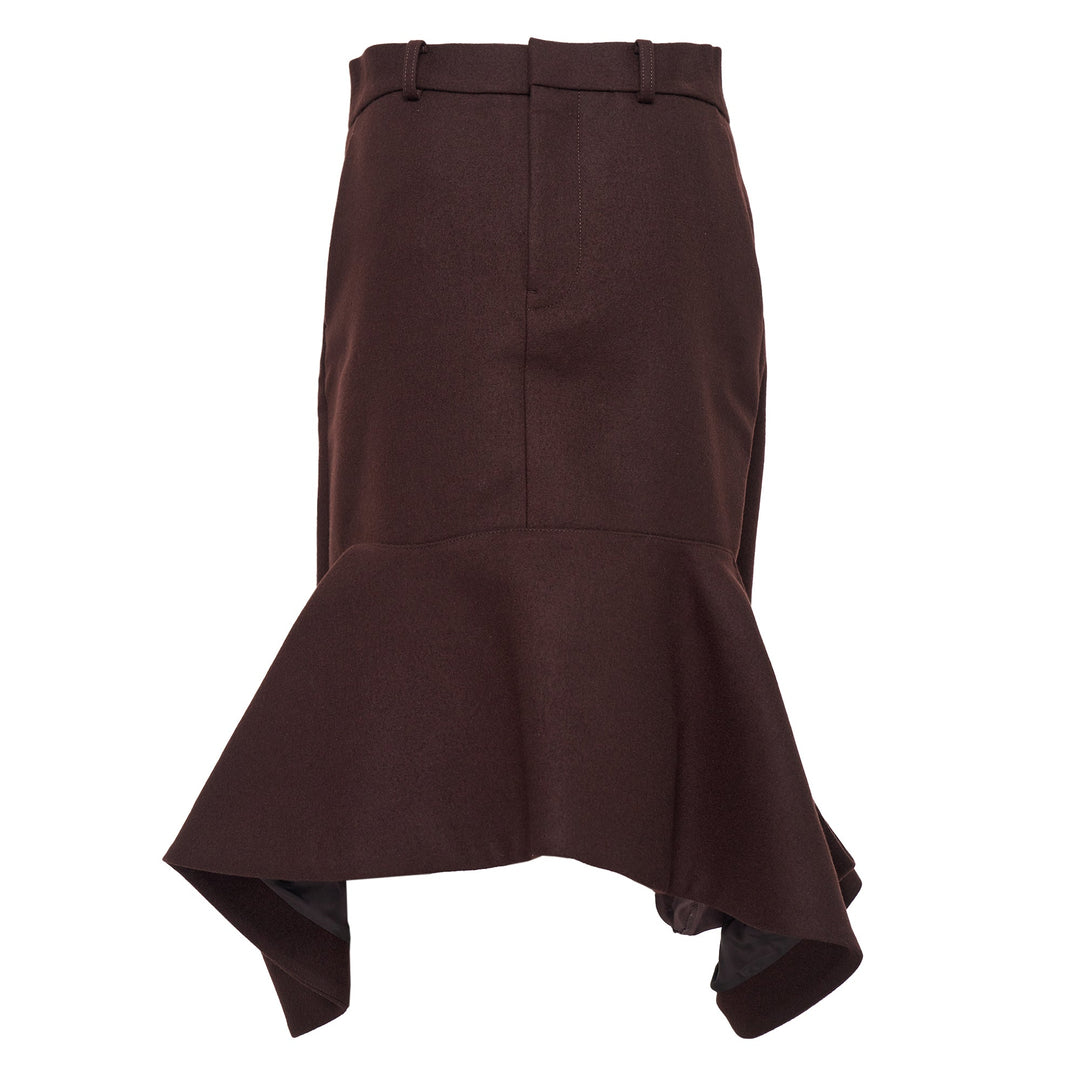 Wool Melton Skirt