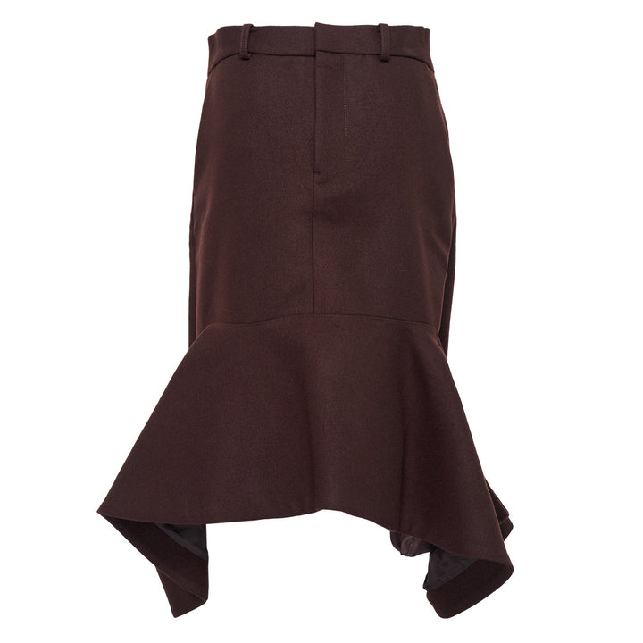 Wool Melton Skirt