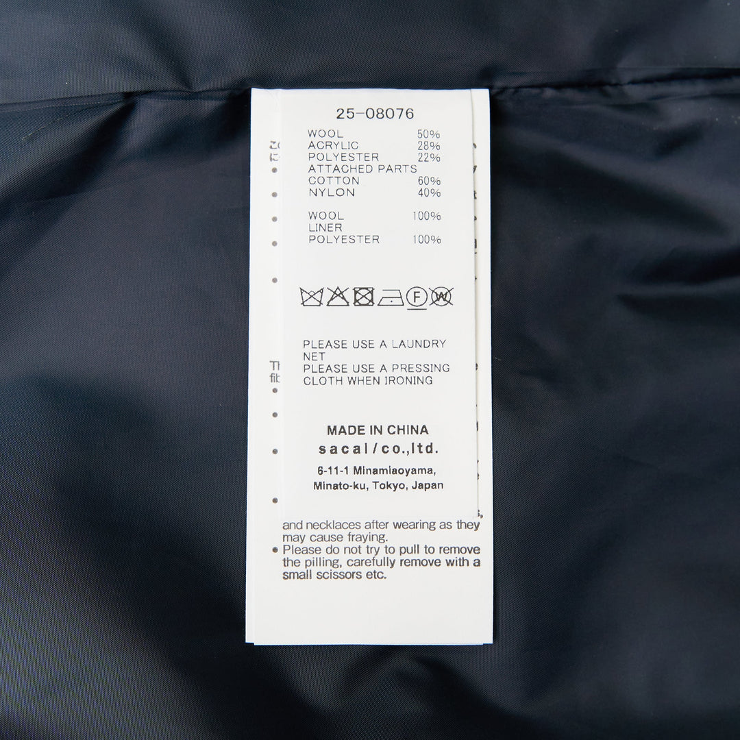 Faux Shearling x Grosgrain Blouson